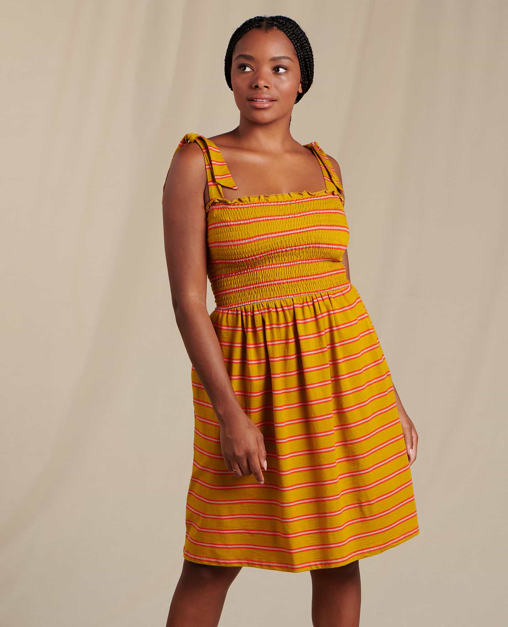 Gemina Sleeveless Smocked Dress | by ...